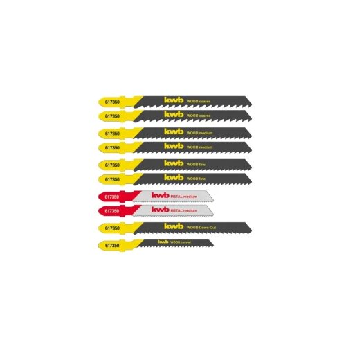 KWB 10-dijelni set listova za ubodnu pilu drvo/metal – 49617350 Cijene