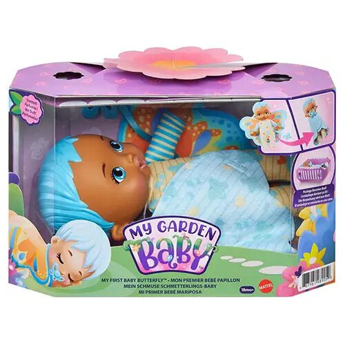 Mattel My Garden Baby: Slatka plava leptir beba za grljenje 23cm - Cijene