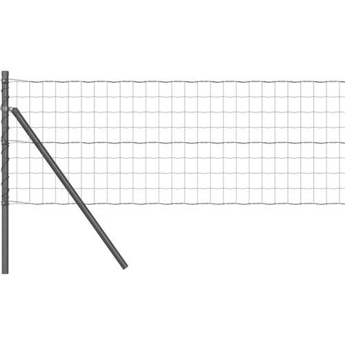 vidaXL Ogrodje s stebri Siva 0.4 x 50 m Jeklo, (5000097437) Cene