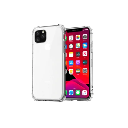 Silikonski ovitek ANTISHOCK za iPhone 12 / 12 Pro - prozoren