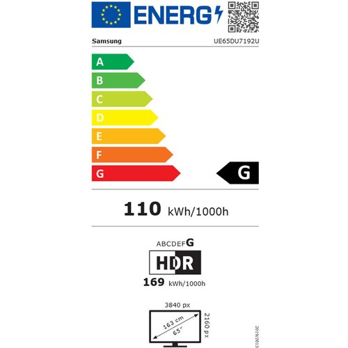 Samsung UE65DU7192UXXH crystal uhd Slike