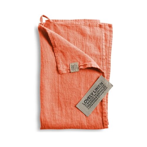 Lovely Linen Kuhinjska krpa - Peach Cene