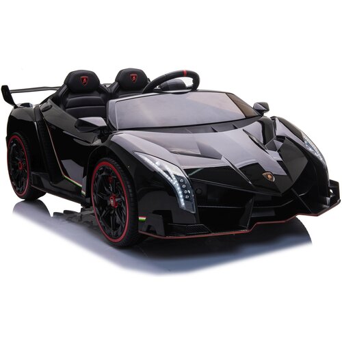  Licencirani auto na akumulator Lamborghini Veneno 4x4 - dvosjed - crni Slike