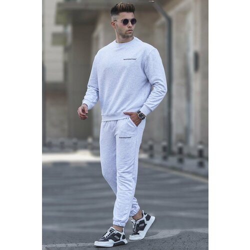 Madmext Sweatsuit - Gray - Relaxed fit Slike