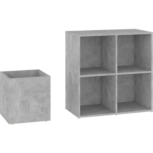  za cipele boja betona 105x35,5x70 cm konstruirano drvo Slike
