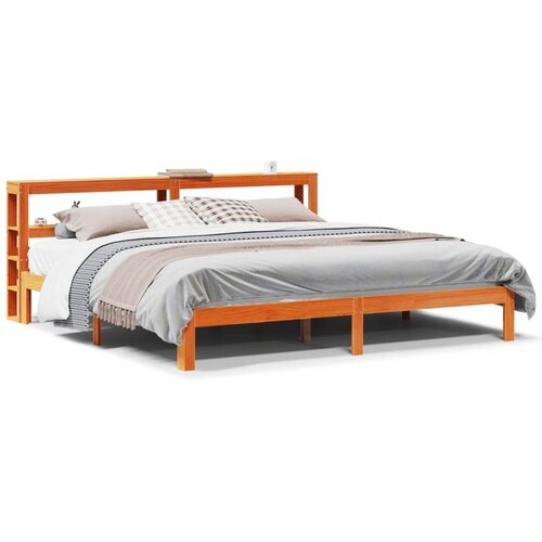 vidaXL Okvir kreveta bez madraca voštano smeđi 180x200 cm od borovine Cijene