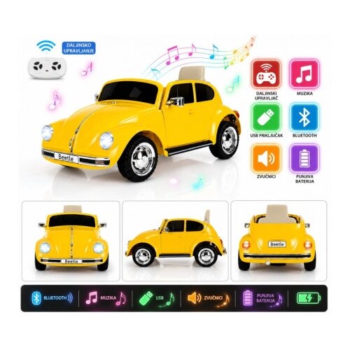  Dečiji autić na baterije beetle je1818 žuti ( BCK0940 ) Cene