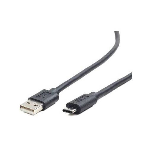 Gembird USB 2,0 kabal AM to Type-C AM/CM, 1,8m, BLACK, CCP-USB2-AMCM-6 Slike