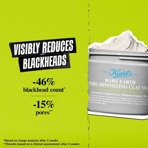 Kiehl&amp;#039;s Rare Earth Deep Pore Cleansing Mask maska za dubinsko či&amp;scaron;ćenje s glinom 125 ml Slike