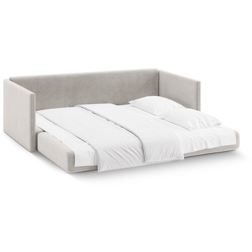 Cosmopolitan Design Bež bar&amp;scaron;unasti sklopiva sofa 209 cm Shannon &amp;ndash; Slike