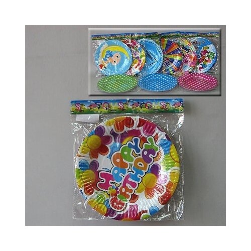 Tanjir rođendanski papirni 10/1 dimenzijeØ18cm Cene