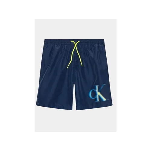 Calvin Klein Swimwear Kopalne hlače KV0KV00028 Mornarsko modra Regular Fit