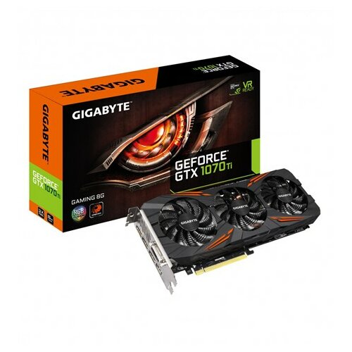 Gigabyte GeForce GTX1070Ti GV-N107TGAMING-8GD 8GB DDR5, HDMI/DVI-D/3xDP/256bit grafička kartica Slike