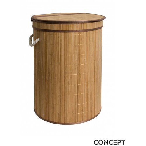 Concept bambus korpa za veš, okrugla, Ø40cm, visina 60cm - C-07-530N Slike