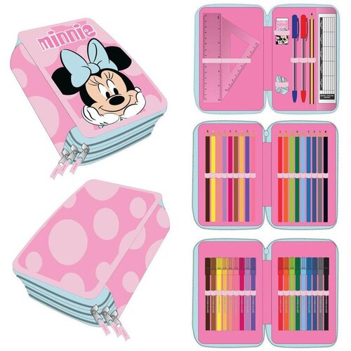 Mickey &amp;amp; Minnie Disney Minnie trostruka pernica Slike
