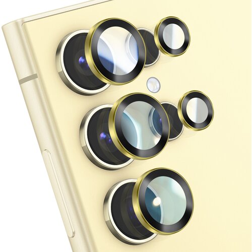forcell Kaljeno steklo za kamero Galaxy S24 Ultra, odporno na praske, aluminijast okvir, (5000309080) Cene