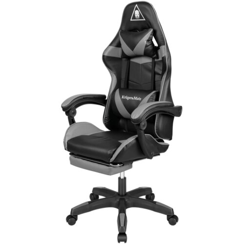  Kruger&amp;amp;Matz GX-150 gejmerska stolica crna i siva Slike