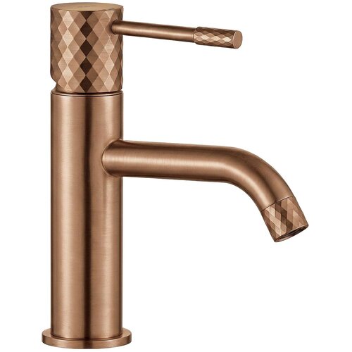 Rea Me&scaron;alnik za umivalnik Lungo Diamond Brush Copper Low Cene