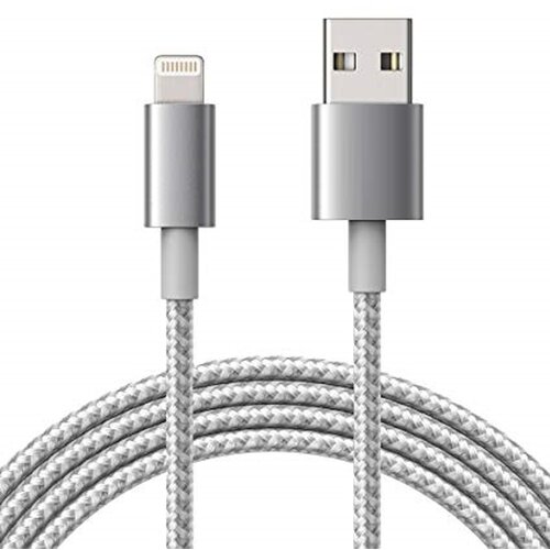 Optimus usb data kabel (2m, lightning na usb-a, pleteni/najlon, srebrni) Cijene