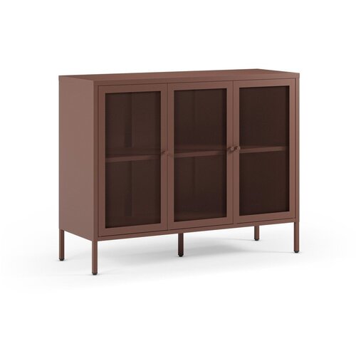 Marckeric Bordo rdeča kovinska komoda 121x90x40 cm Fayna &amp;ndash; Slike