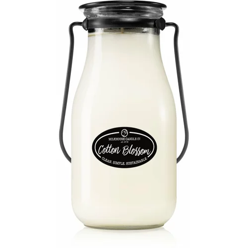 Milkhouse Candle Co. Creamery Cotton Blossom dišeča sveča Milkbottle 397 g