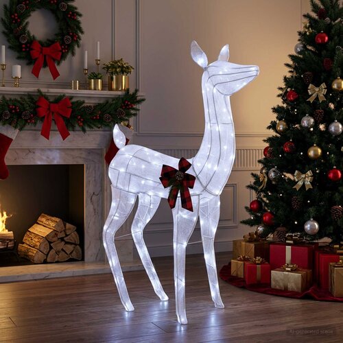  3D Božićni irvas LOVIISA 200 LED lampica Hladno bijela Cene