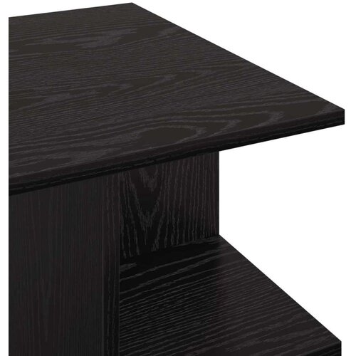  Stolić za kavu Crni hrast 87 x 50 x 45 cm Konstrukcijsko drvo - Crni hrast Slike