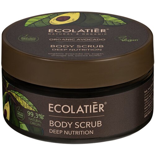 ECOLATIER piling za telo, organski avocado, 250g Cene