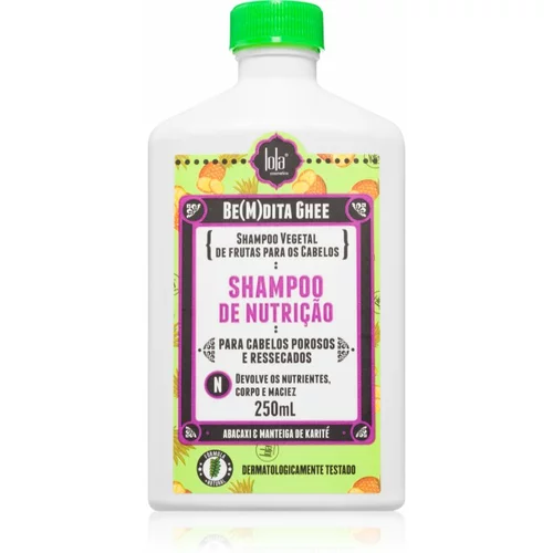 Lola Cosmetics BE(M)DITA GHEE SHAMPOO DE NUTRIÇÃO hranjivi šampon za kosu 250 ml