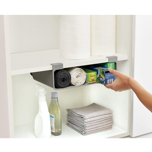 Joseph Joseph Sivi plastičan viseći držač za folije i papirnate ručnike CupboardStore &amp;ndash; Slike