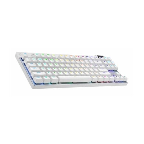 Logitech pro x tkl lightspeed gaming keyboard, white, us, bt tactile Cene