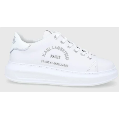 Karl Lagerfeld Kožne cipele Kapri boja: bijela