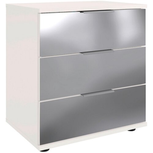 MID.YOU nočna omarica, prozorno, bela, barve aluminija Cene