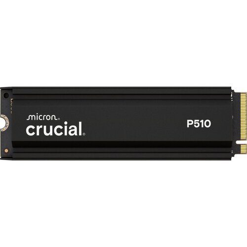 Crucial P510 Gen5 2280 1TB NVMe PCIe M.2 SSD mit Heatsink Slike