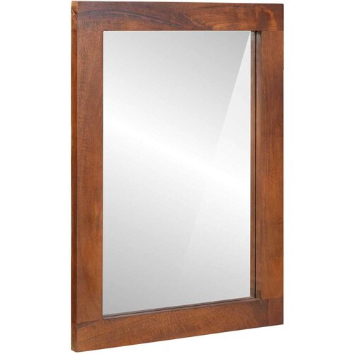  Ogledalo Pravokutni Smeđa i srebrna 50 x 2,5 x 70 cm Cijene