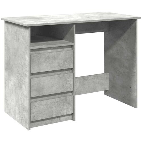 Maison Chic Pisalna miza - pisarniška miza - Računalniška miza betonsko siva 102x50x75 cm inženirski les, (21785740) Cene