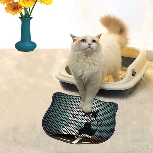 WALLXPERT Kdkafa0026 multicolor cat litter mat Cene