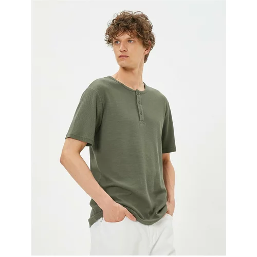 Koton T-Shirt - Khaki - Regular fit