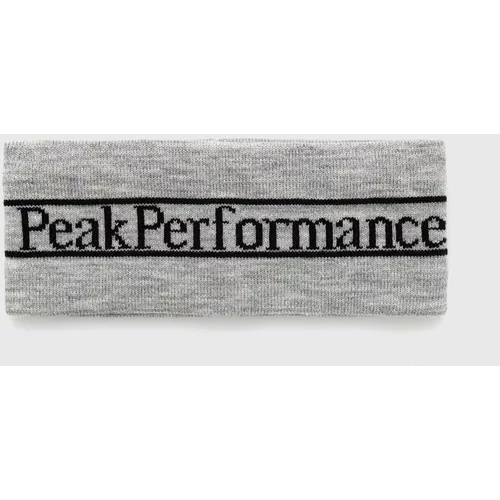 Peak Performance Naglavni trak Pow siva barva