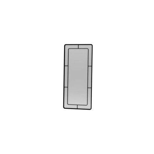 Hanah home Podno ogledalo Edge, 80 cm x 180 cm, crno Slike