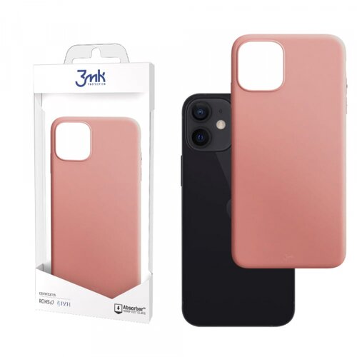 3mk Liquid silikonski ovitek za iPhone 13 6.1 - mat roza Slike