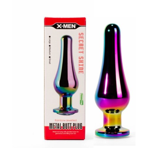X-Men Analni Čep Secret Shine Rainbow Jewelled (l) Slike