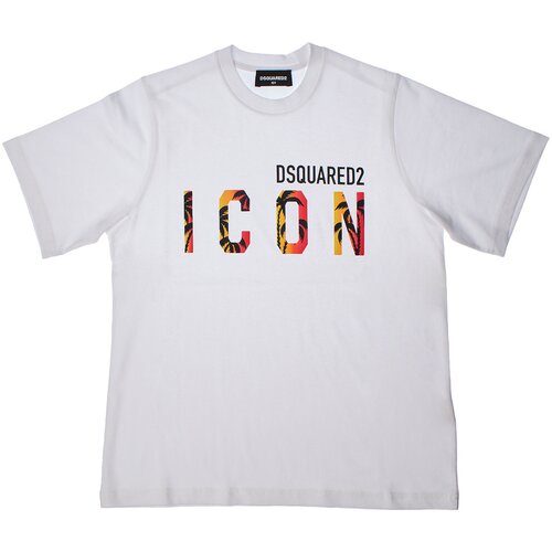 Dsquared Majice s kratkimi rokavi DQ1710D0-0MMDQ-100 Bela Cene
