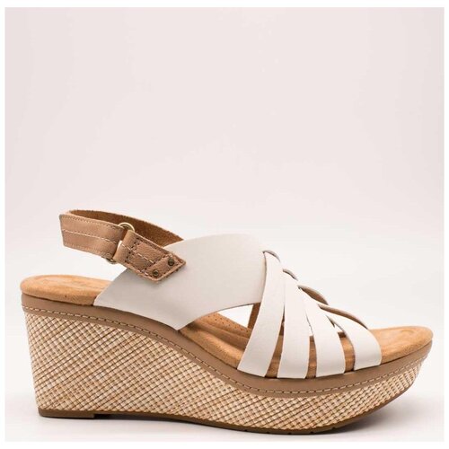 Clarks Sandali &amp;amp; Odprti čevlji - Bela Slike