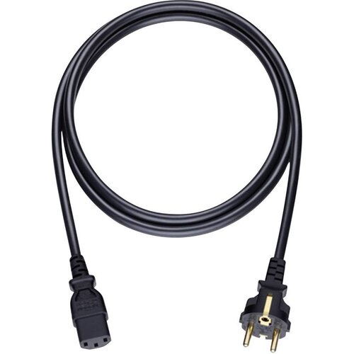 Oehlbach Električni kabel [1x IEC C14 vtič - 1x Odporen na udarce vtič] 3 m Črna 17041, (20422148) Cene