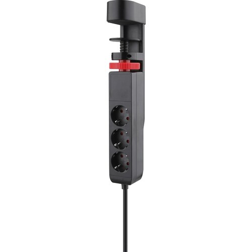 REV Napajalni razdelilnik za namizno montažo 3 x USB (&Scaron;tevilo vtičnic Schuko: 3 kos, Črna, Dolžina kabla: 3 m, Brez stikala) Cene