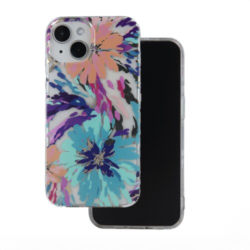  ovitek Flower Fantasy za iPhone 16 Plus - mint Slike