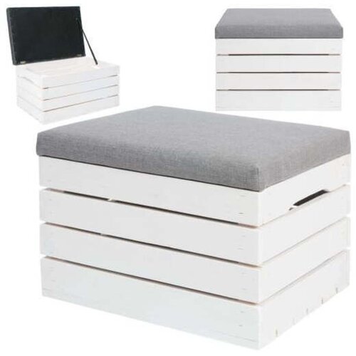 Malatec lesen oblazinjen tabure - skrinja 50cm do 150kg 0000 Cene