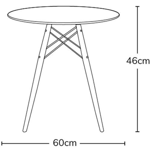 EM FURNITURE dječji stol black Slike