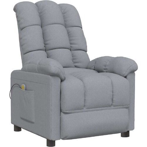 Maison Chic Masažni stol - Relax naslanjač svetlo sivo blago, (22134336) Cene